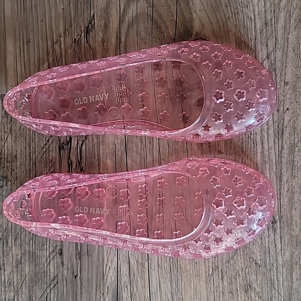 Old Navy Kids Pink Jelly Shoes